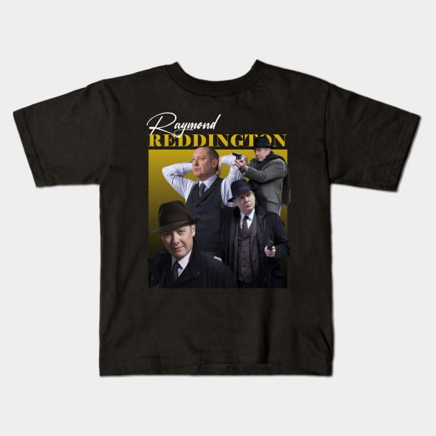 Raymond Reddington Vintage 90s Design Kids T-Shirt by T-shirt Therapy